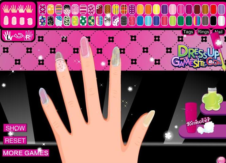 monster high draculaura's manicure girls game